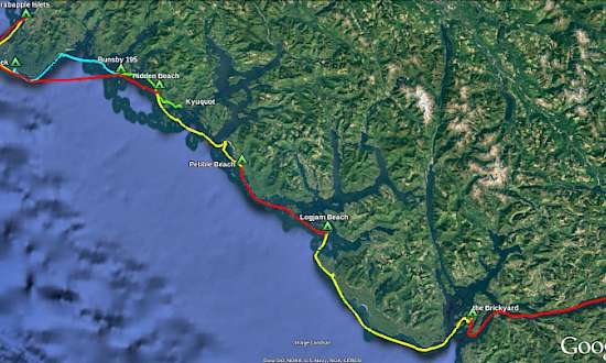 Kayaking the Brooks Peninsula